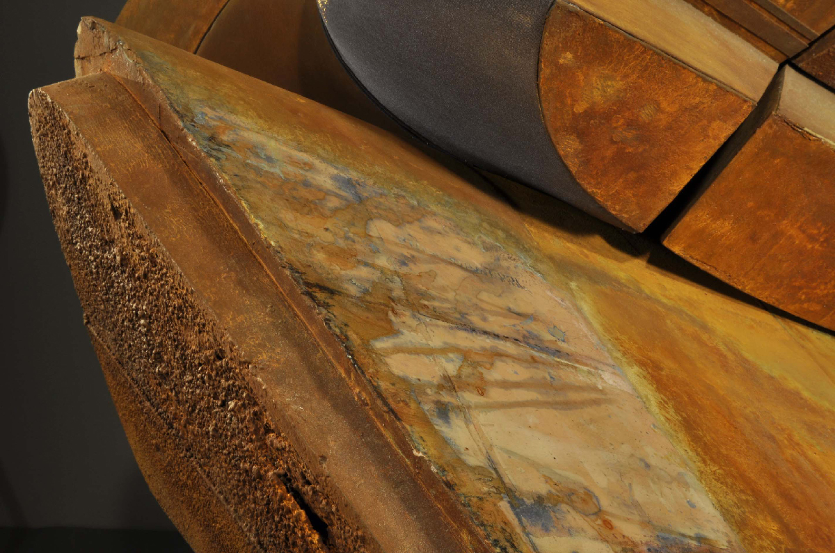 Spandex Sculpture by Local Artist Krisjohn Horvat called 'Harlow Had Two Silver Bullets'