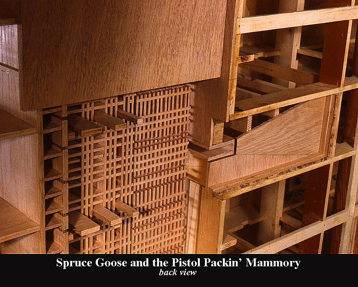 Spruce Goose and the Pistol Packin' Mammory | Sculpture by Sculptor Krisjohn Horvat